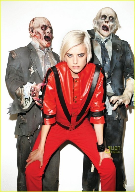 Агнес Дейн в образе Майкла Джексона