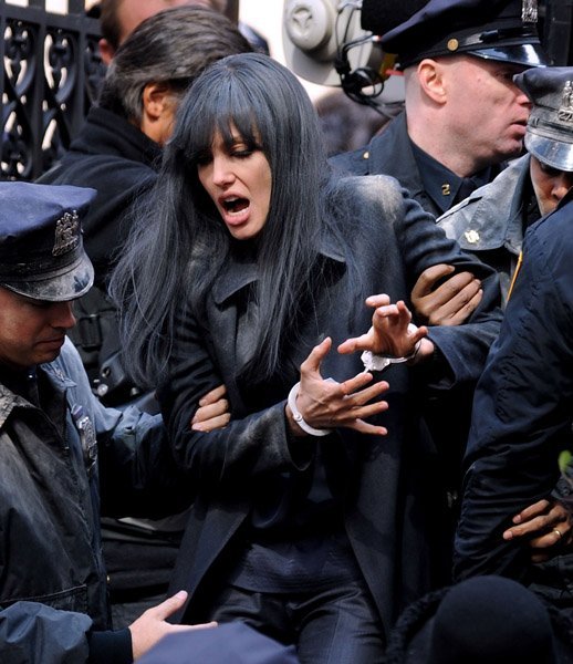 Анжелина Джоли на съемках 