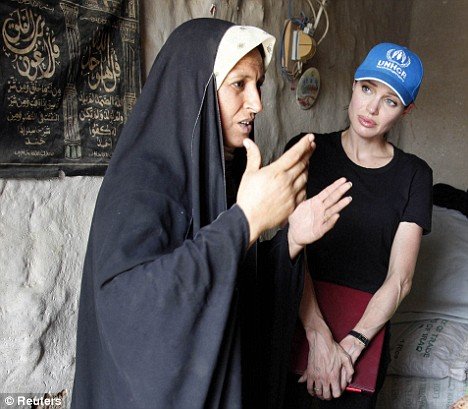 Анжелина Джоли в Ираке