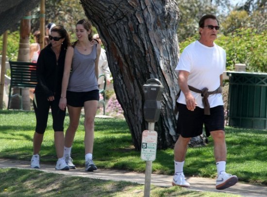 Арнольд Шварценеггер с семьей