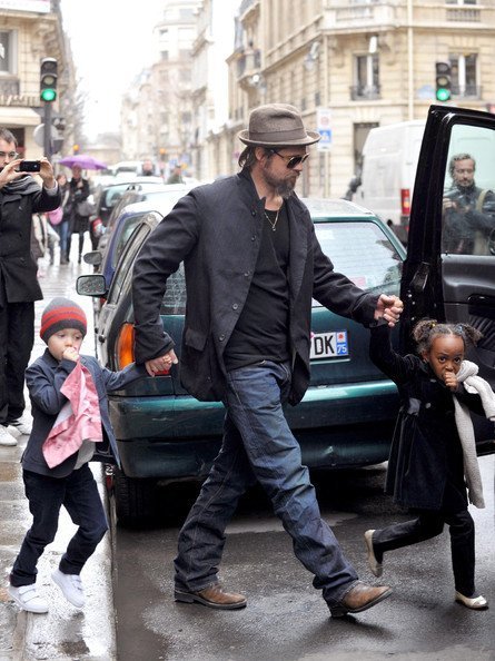 Брэд Питт и дети