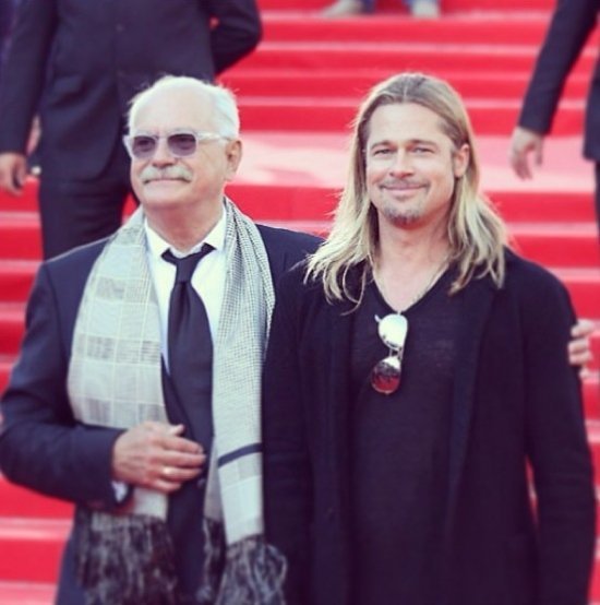 Брэд Питт в Москве