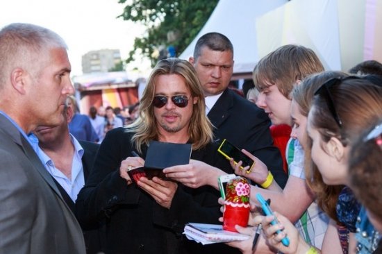 Брэд Питт в Москве