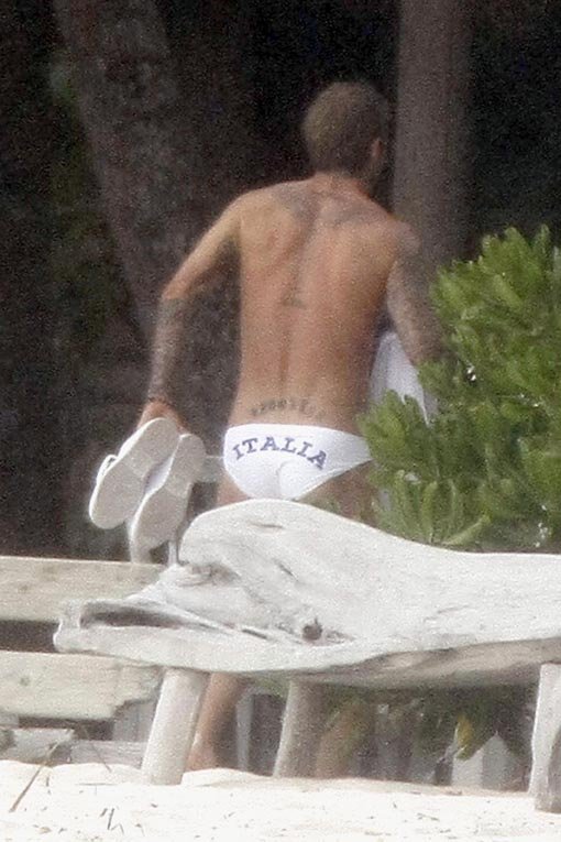 Дэвид и Виктория Бэкхем на Сейшелах