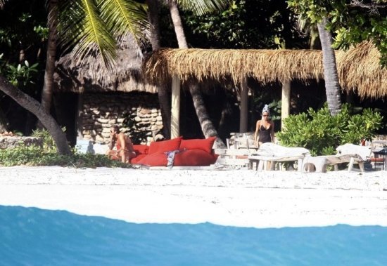 Дэвид и Виктория Бэкхем на Сейшелах