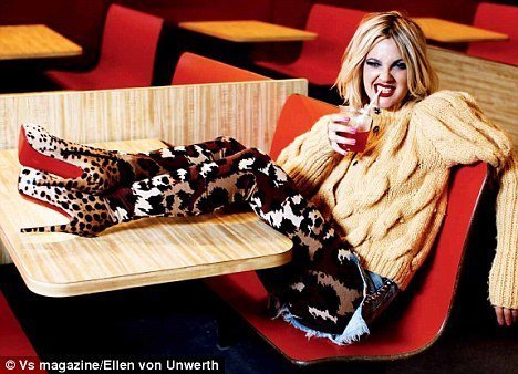 Дрю Бэрримор для Vs