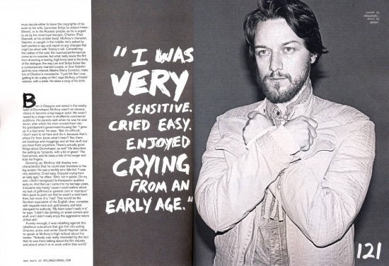 Джеймс МакЭвой для Nylon