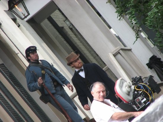 Джеймс МакЭвой на съемках