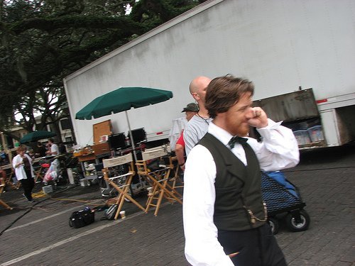 Джеймс МакЭвой на съемках