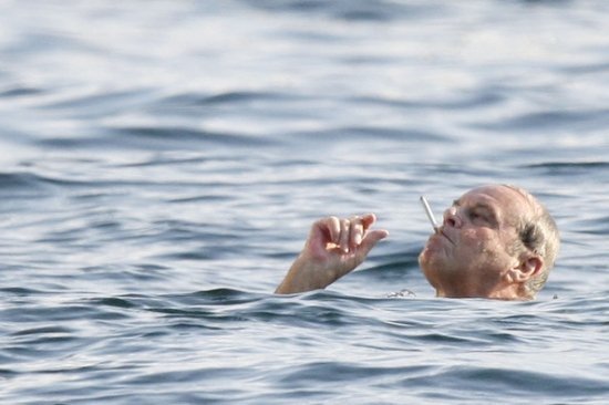 Джек Николсон на французской Ривьере