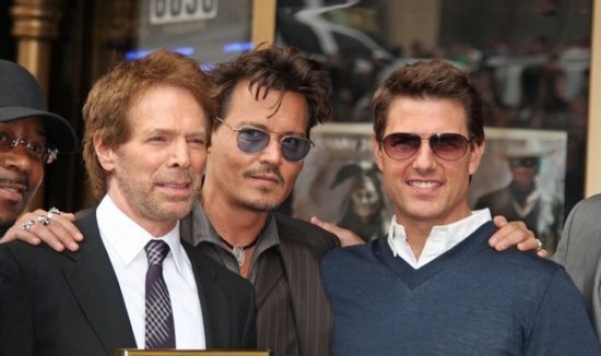 Джерри Брукхаймеру дают звезду на Аллее Славы