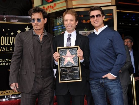 Джерри Брукхаймеру дают звезду на Аллее Славы