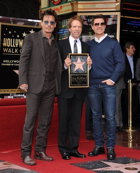 Джерри Брукхаймеру дают звезду на Аллее Славы