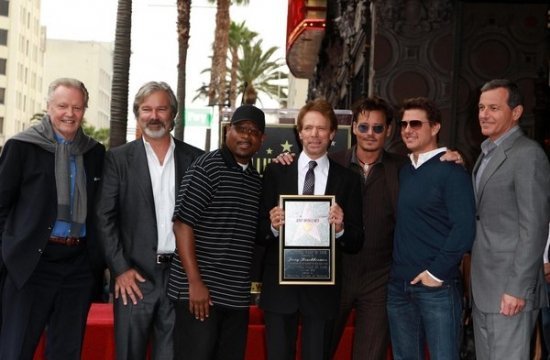 Джерри Брукхаймеру дают звезду на Аллее Славы