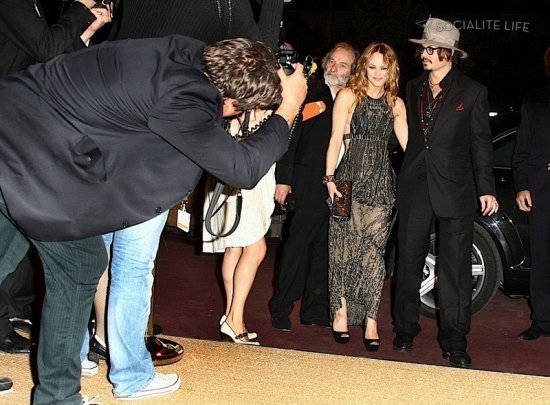 Джонни Депп и Ванесса Паради