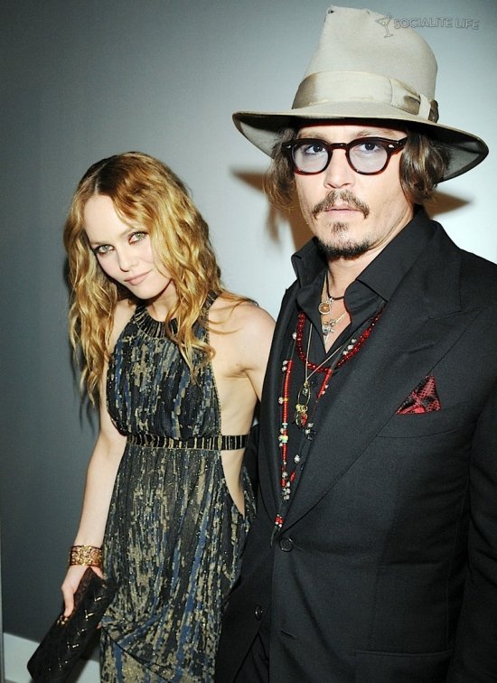 Джонни Депп и Ванесса Паради