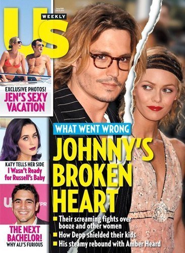 Джонни Депп и Ванесса Паради