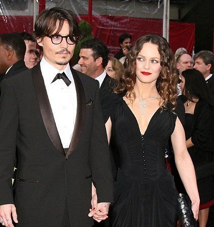 Джонни Депп и Ванесса Паради