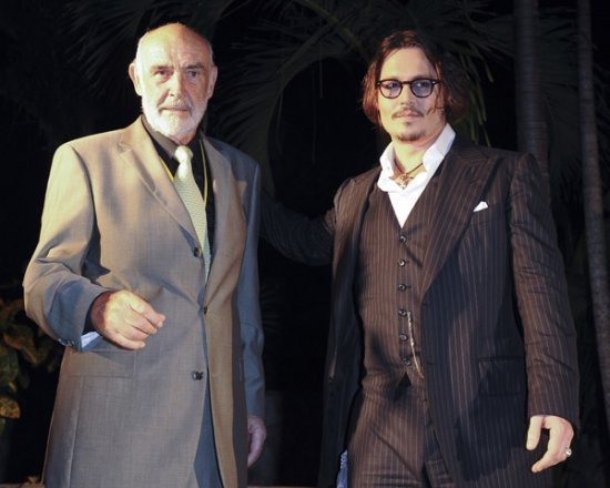 Джонни Депп на Багамах