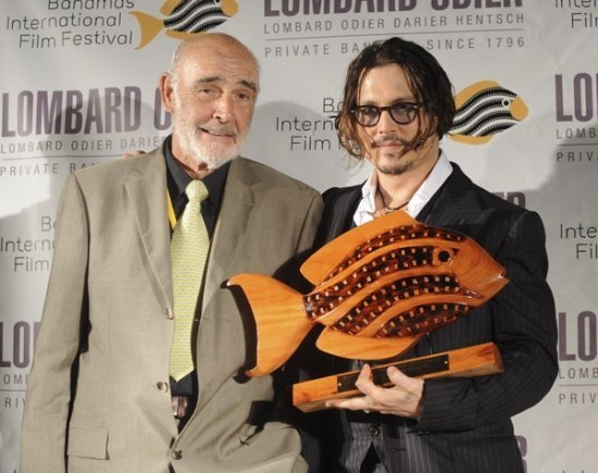 Джонни Депп на Багамах