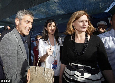 Джордж Клуни в Италии