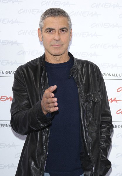 Джордж Клуни в Риме