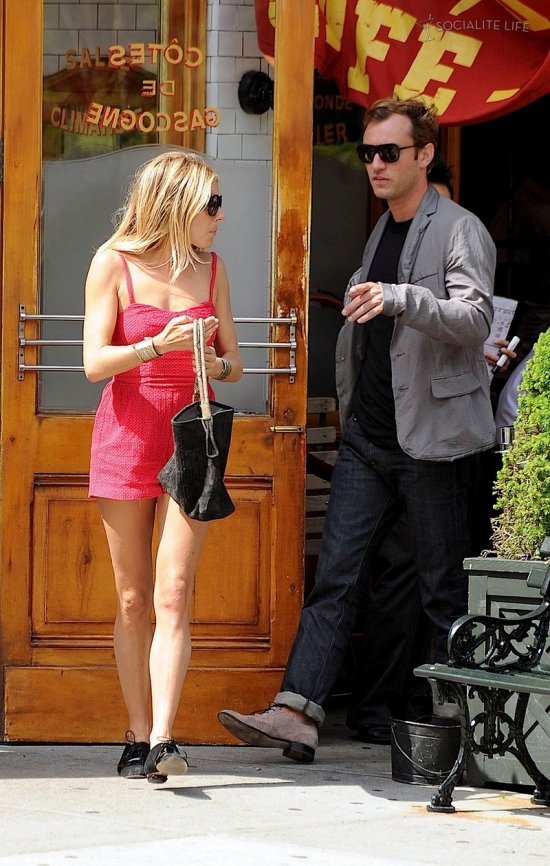 Джуд Лоу и Сиенна Миллер