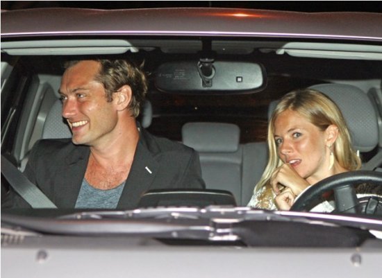 Джуд Лоу и Сиенна Миллер