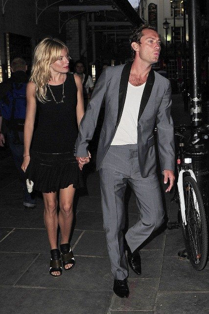 Джуд Лоу и Сиенна Миллер