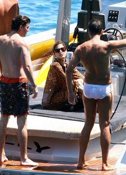 Ева Мендес на яхте