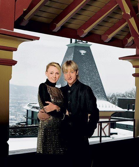 Евгений Плющенко и Яна Рудковская