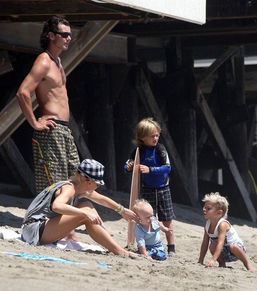 Гвен Стефани с семьей