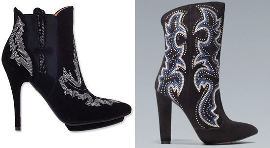 Ковбойские сапоги