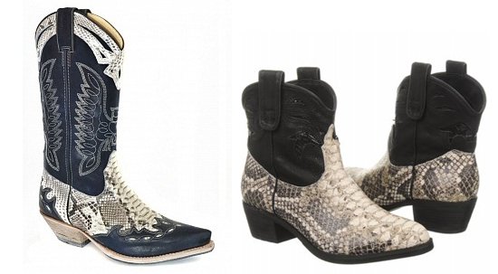 Ковбойские сапоги