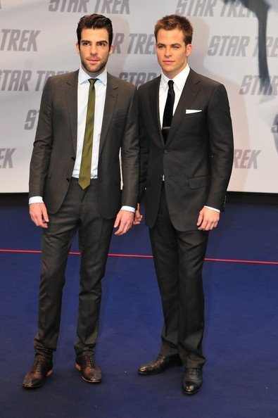 Крис Пайн и Закари Квинто в Берлине