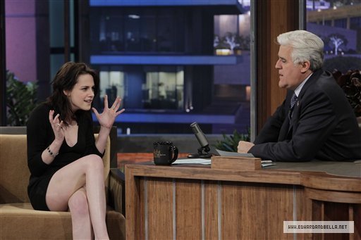 Кристен Стюарт у Джея Лено