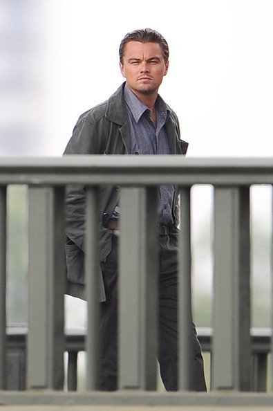 Леонардо Ди Каприо на съемках