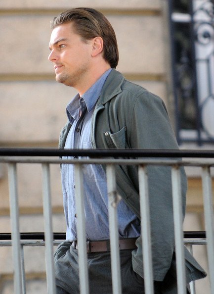 Леонардо Ди Каприо на съемках