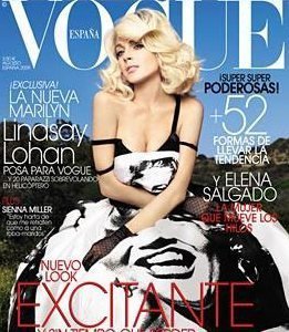 Линдсей Лохан для испанского Vogue