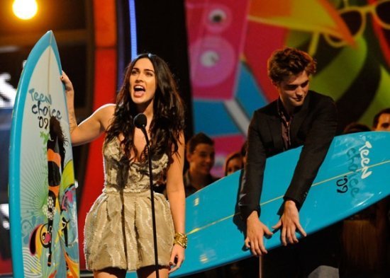 Меган Фокс и Роберт Паттинсон на Teen Choice Awards