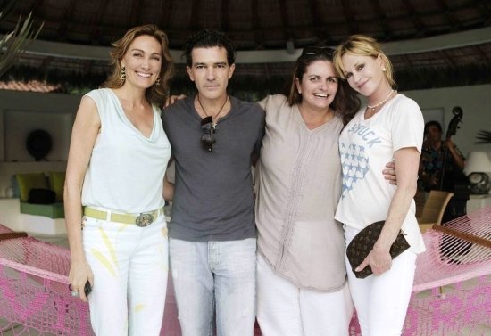 Мелани Гриффит и Антонио Бандерас