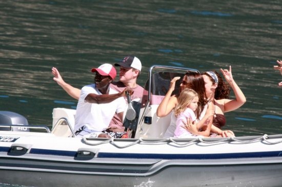 Мэтт Дэймон в гостях у Джорджа Клуни