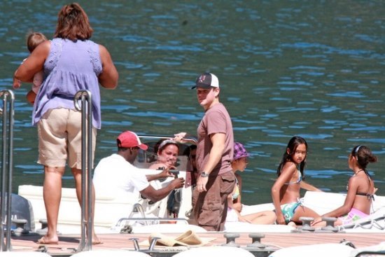 Мэтт Дэймон в гостях у Джорджа Клуни