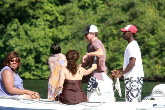 Мэтт Дэймон в гостях у Джорджа Клуни