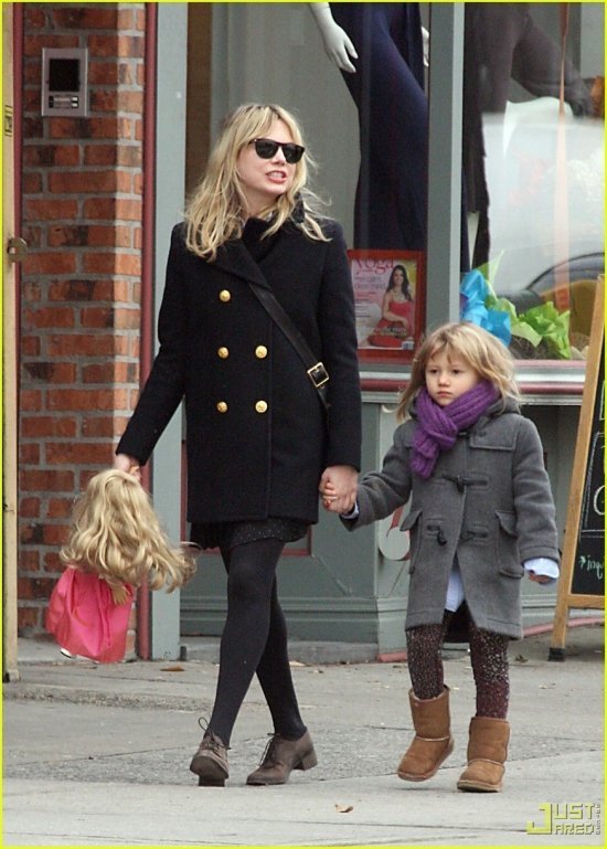 Мишель Уильямс и Матильда Леджер