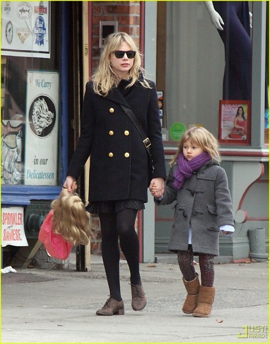 Мишель Уильямс и Матильда Леджер