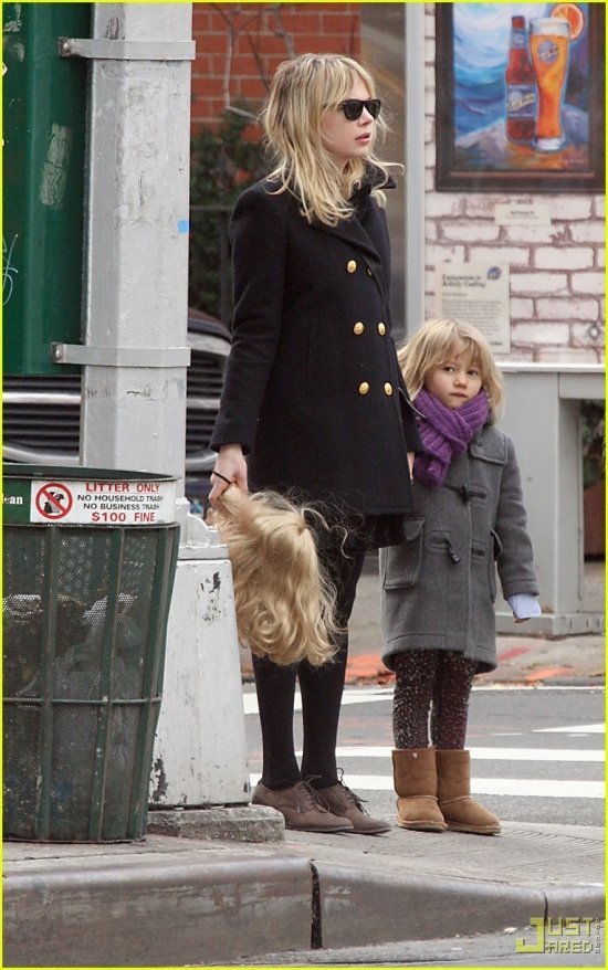 Мишель Уильямс и Матильда Леджер