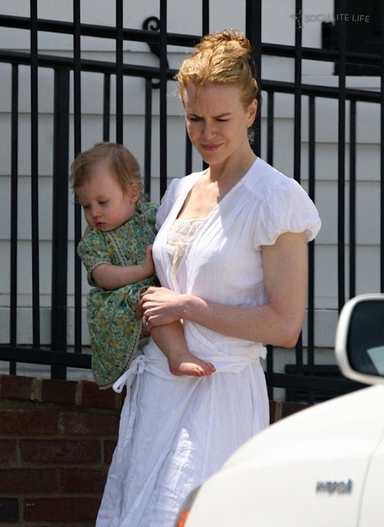 Николь Кидман с дочкой