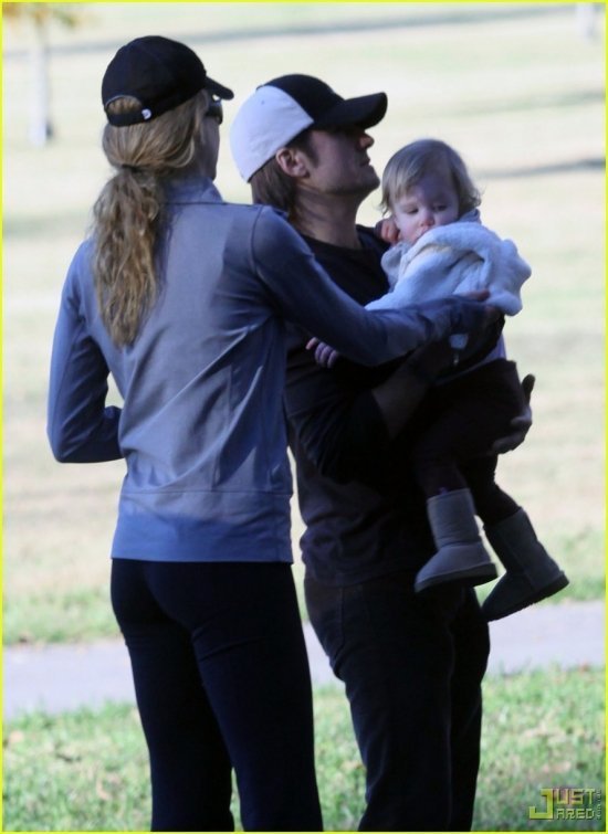 Николь Кидман с семьей