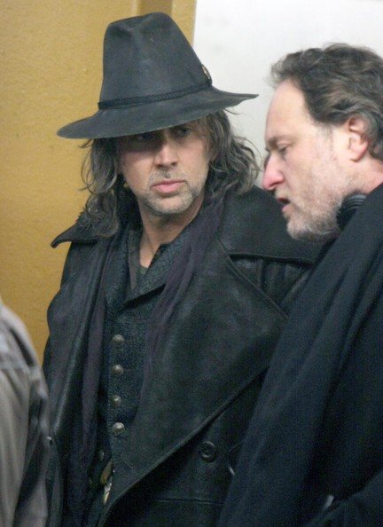 Николас Кейдж на съемках фильма 